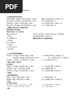 Empirical and Molecular Formula Activity