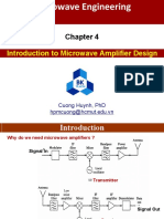 Chapter 4 Introduction To Microwave Amplifier Design