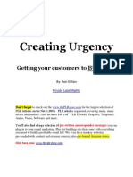 Creating Urgency: Getting Your Customers To BUY NOW