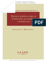 Técnica Jurídica Para La Redacción de Escritos y Sentencias
