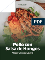 Receta Pollo Con Salsa de Hongos MasterClass Saludable Compressed