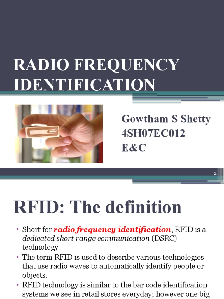 RFID | Download Free PDF | Radio Frequency Identification | Radio