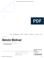 Simón Bolívar, biografía de El Libertador_ resumen de vida, datos y más.._