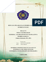 Rencana Pelaksanaan Pembelajaran (RPP) Kurikulum 2013