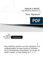 Music Y1 Aralin 4 Time Signature