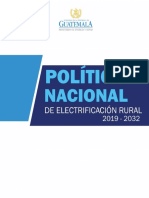 Política Electrificación Rural 2019 2032