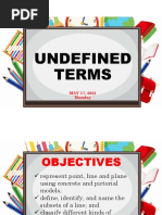 Undefined Terms