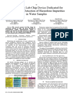 Microfluidic Lab Chip Device Dedicated For Colorimetric Detection of Hazardous Impurities in Water