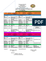 Multigrade Class Program For Grades Iii-Iv S.Y 2020-2021 Monday-Wednesday-Friday