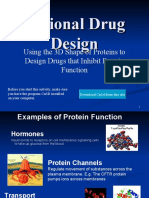 Rational Drug Design Using 3D Protein Shapes to Inhibit Functions