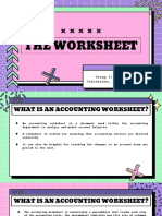 Accounting Worksheet Guide