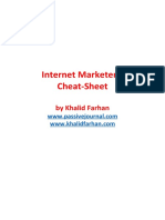Internet Marketing - Cheatsheet