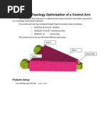 Exercise 1a: Topology Optimization of A Control Arm: Problem Setup