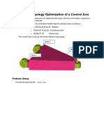 Exercise 1a: Topology Optimization of A Control Arm: Problem Setup