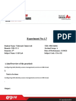 Experiment No-1.7: .Aim/Overview of The Practical