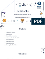 Deadlocks: IS104 Operating Systems Concept