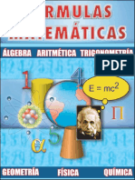Fórmulas Matemáticas-Álgebra, Aritmética, Trigonometría, Geometría, Física, Química