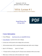 PHY103A: Introduction to Electrodynamics and Maxwell's Equations