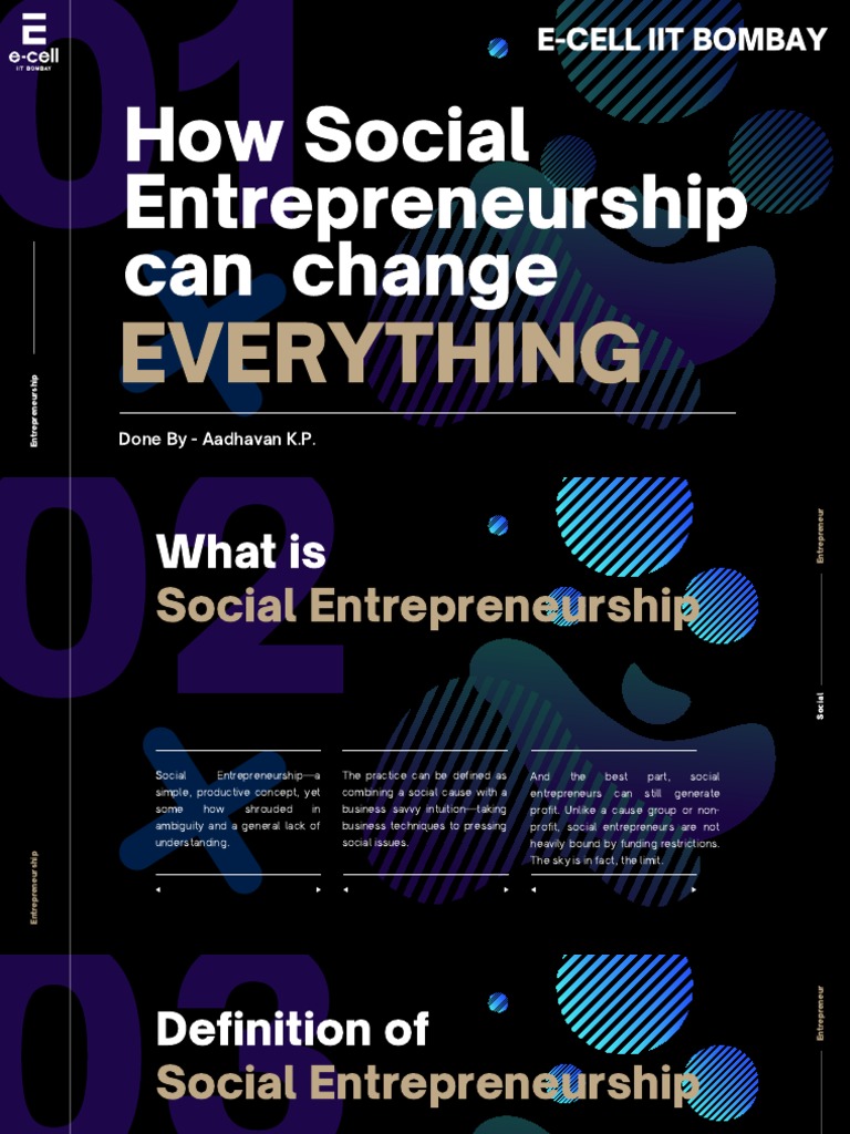 Understanding Social Entrepreneurship | PDF | Entrepreneurship | Social ...