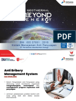 SNI ISO 37001 Bribery System Geoternal Pertamina