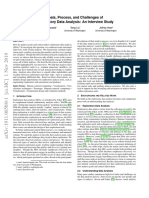 Goals, Process, and Challenges of Exploratory Data Analysis: An Interview Study