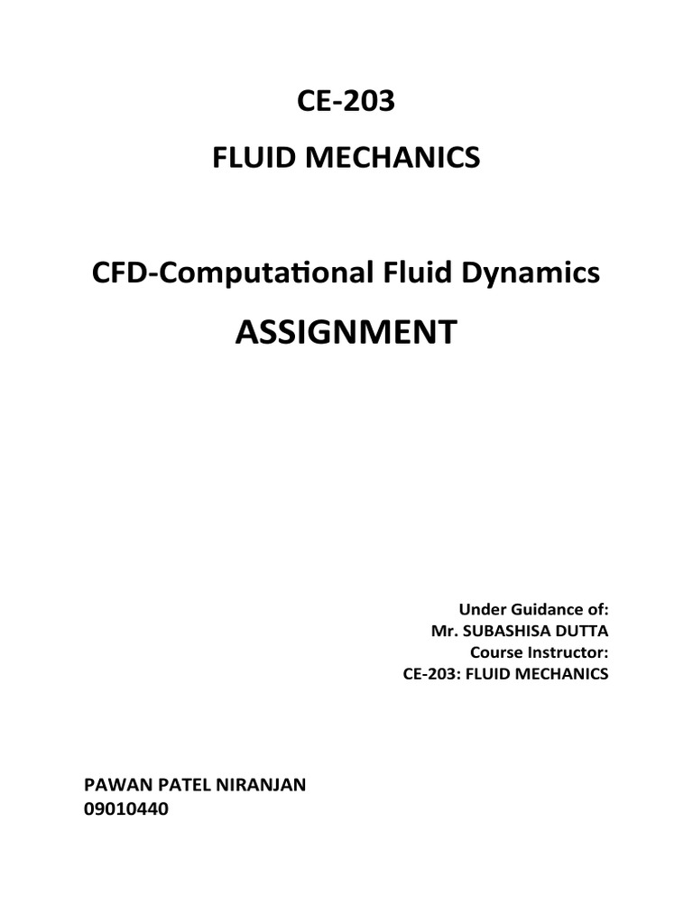Fluid Mechanics 203 – Specialist Certifications – JXSXG