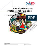 English For Academic and Professional Purposes: Title Here