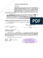 01a. Deed of Absolute Sale - (Capital Asset)