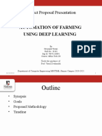 Automation of Farming Using Deep Learning: Project Proposal Presentation