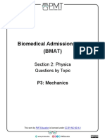 Biomedical Admissions Test (BMAT) : Section 2: Physics