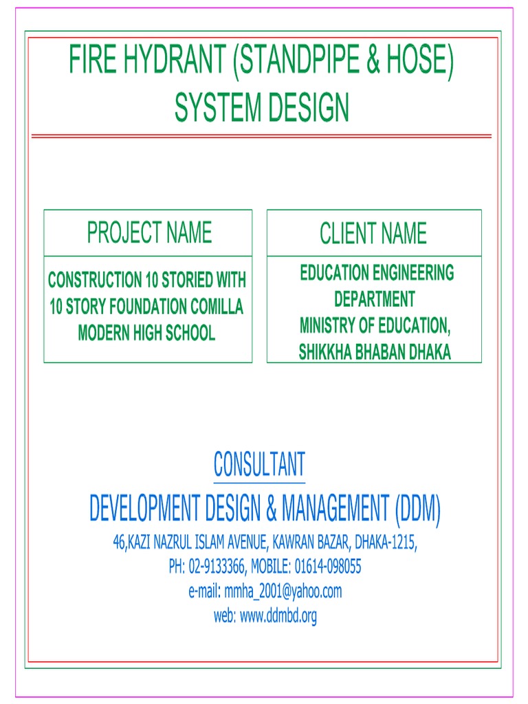 Fire Hydrant System PDF