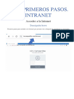 Intranet - Guía Primeros Pasos