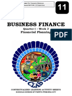 Abm 12 Finance q1 Clas3 Financial-Planning v1 - Rhea Ann Navilla