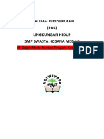 Evaluasi Diri Sekolah (EDS) Lingkungan Hidup: SMP Swasta Hosana Medan