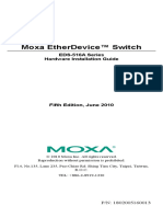 Moxa Etherdevice™ Switch: Eds-516A Series Hardware Installation Guide