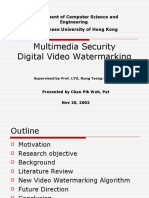 Multimedia Security Digital Video Watermarking