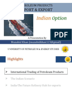 Petroleum Products Import Export-Indian Option