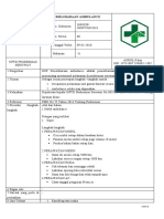 Sop Pemeliharaan Ambulance