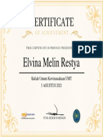 Elvina Melin Restya Tugas