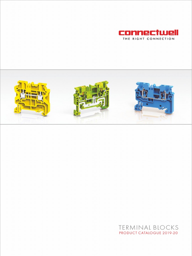 Connectwell Terminal Blocks Catalogue 2019-20 | PDF | Fuse (Electrical ...
