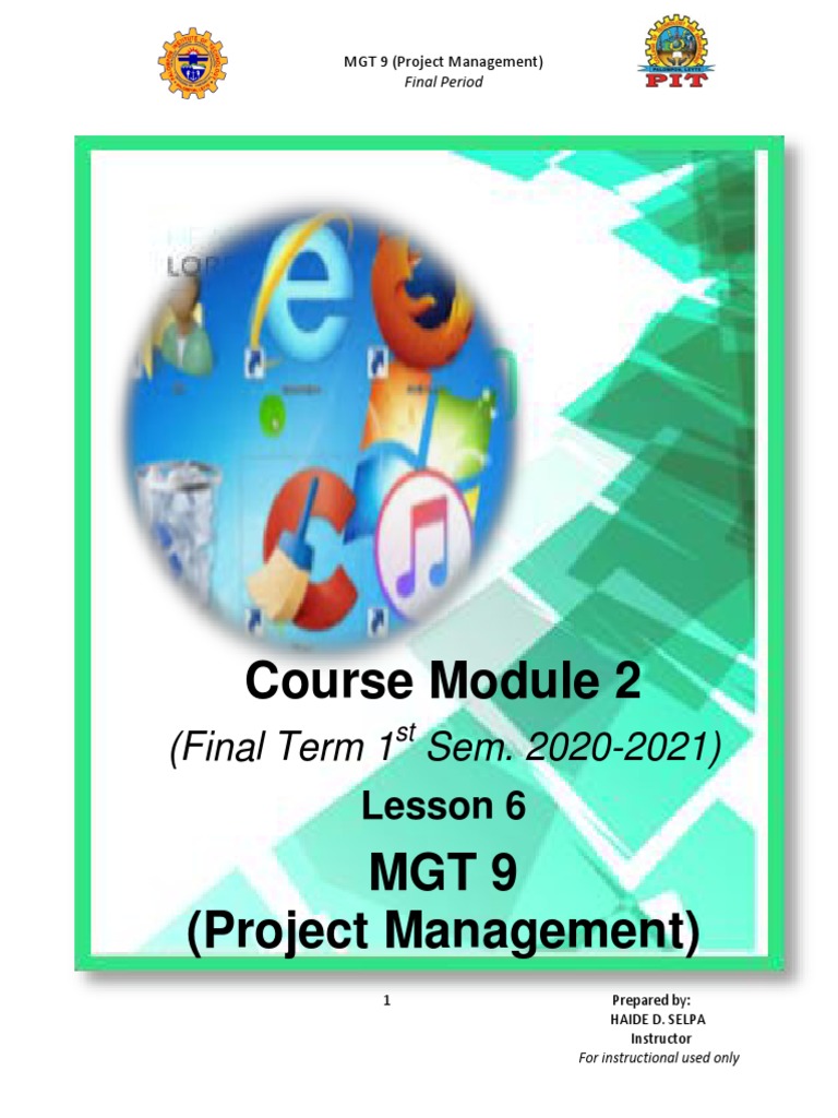 Mgt9 Module2 Lesson6 Final | PDF | Information System | System
