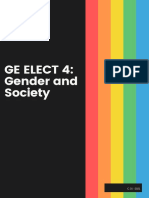 GE ELECT 4 Gender and Society