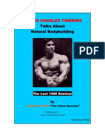 Dennis Charles Tinerino: Talks About Natural Bodybuilding