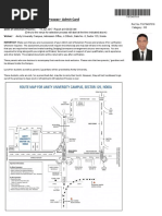 Admit Card AMITY