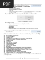 3.3 Statement of Financial Position (Balance Sheet)