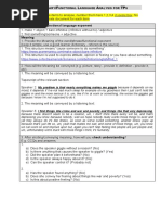 Language Analysis (Vocabulary-Functions) 