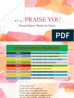 Hunger Night - 7 Ways To Praise - 08182021