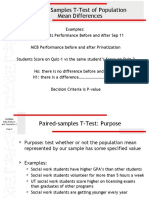 Paired-Samples T-Test of Population Mean Differences: SW388R6 Data Analysis and Computers I Slide 1