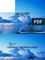 Cooking Terminologies