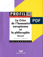 Husserl La Crise Lhumanité Européenne Et La Philosophie Textes Philosophiques by Husserl (Z-lib.org)